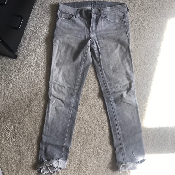 7 for all Mankind Grey Jeans - Picture 2 of 5